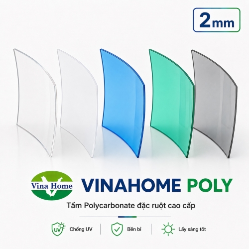 Tấm Lợp Lấy Sáng Đặc 2mm (ly)