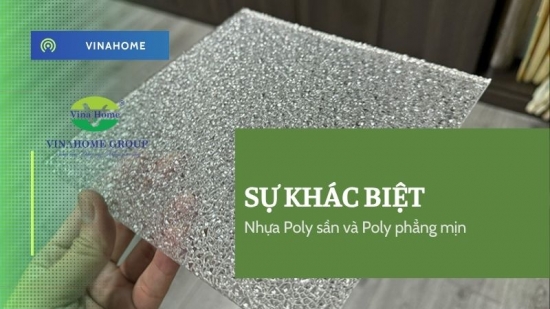 Sự khác biệt của tấm Polycarbonate sần với tấm Poly đặc
