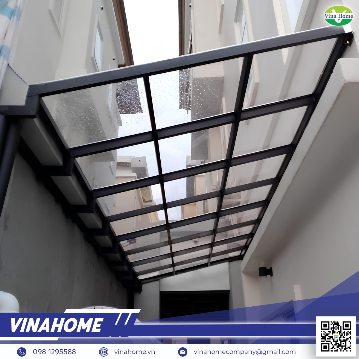 Hệ khung mái Polycarbonate