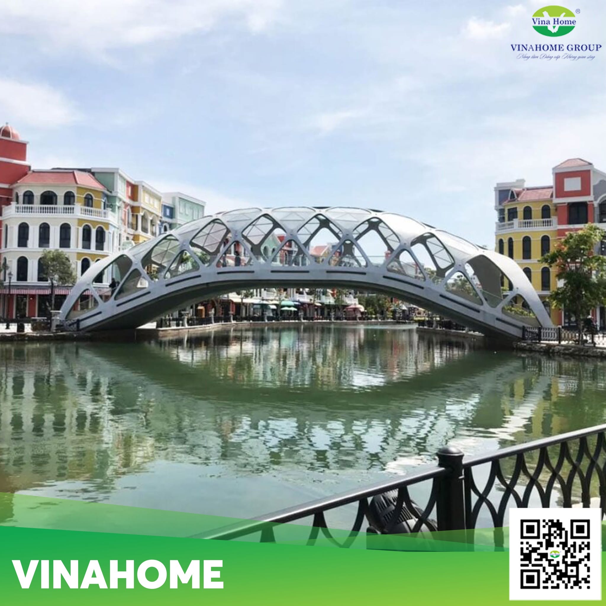 Cầu đi bộ từ nhựa Poly