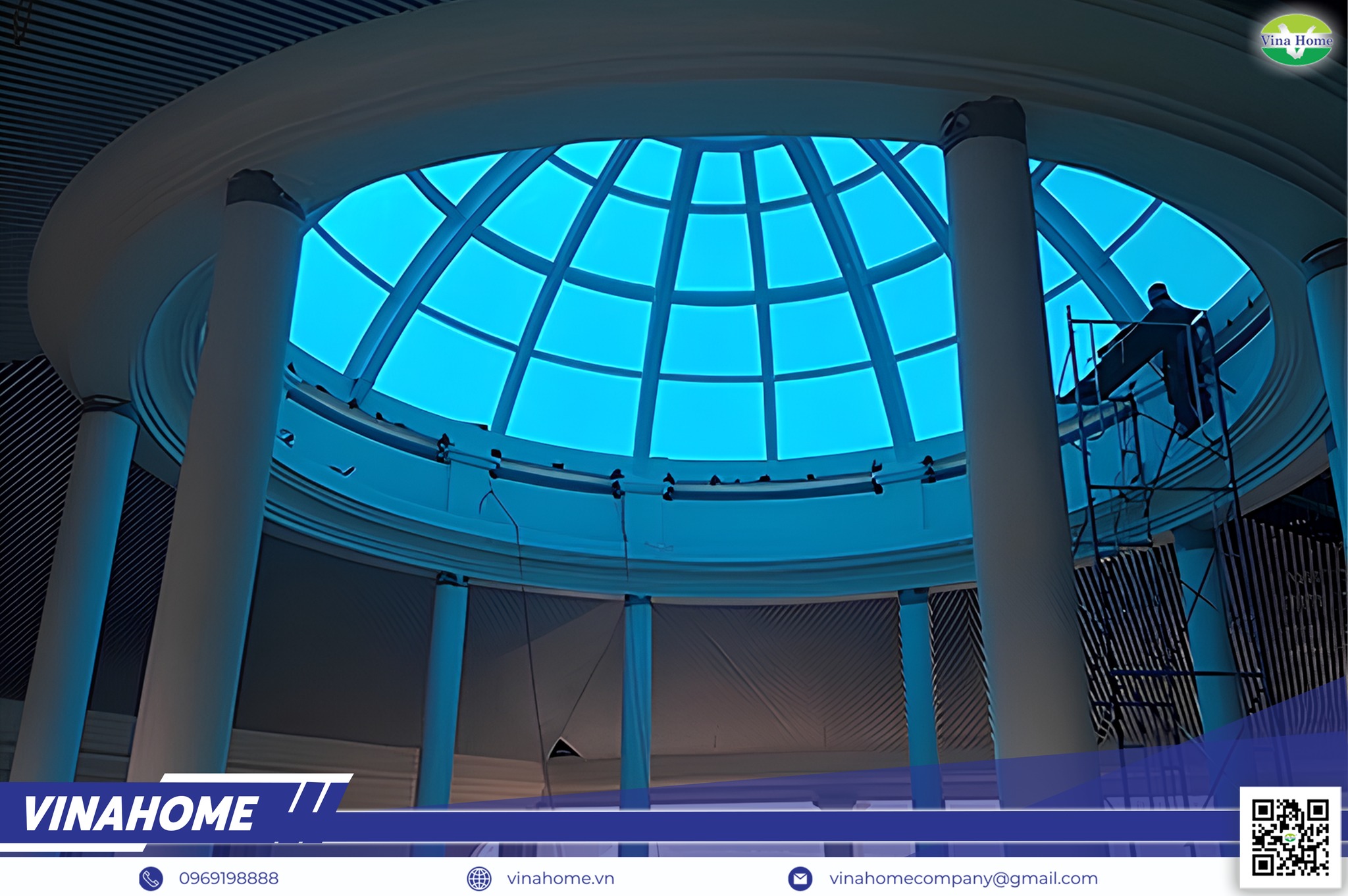 Dự án mái vòm nhựa Poly