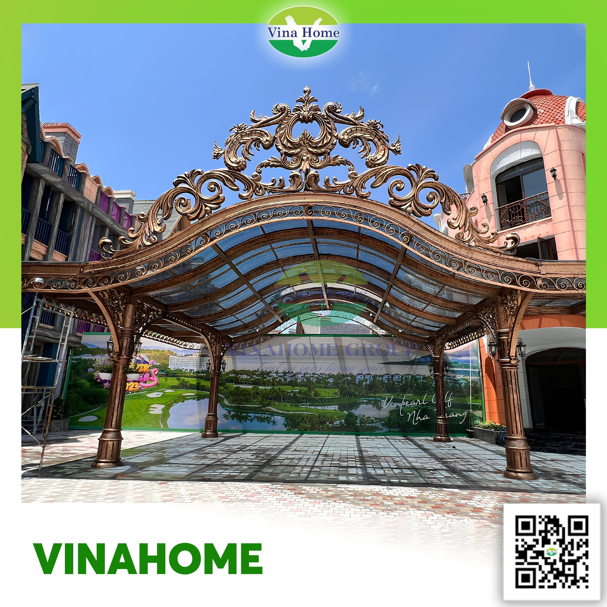 Mái vòm nhựa Poly