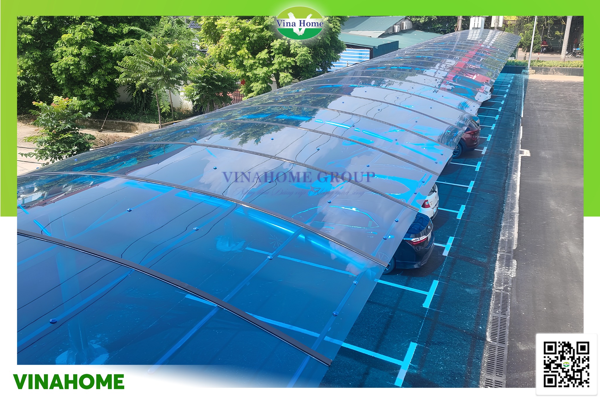 Công trình nhựa Polycarbonate tiêu chuẩn
