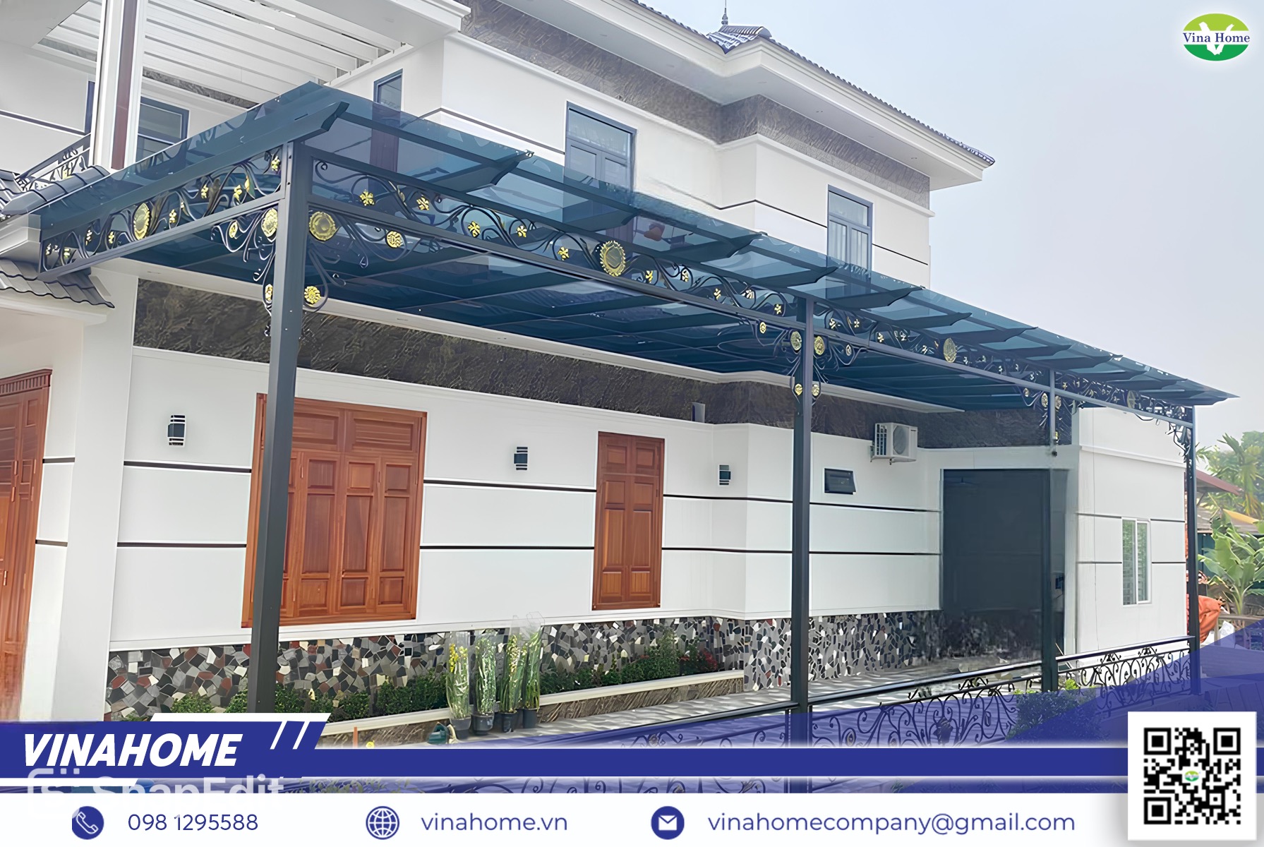 Mái nhựa Poly Vinahome