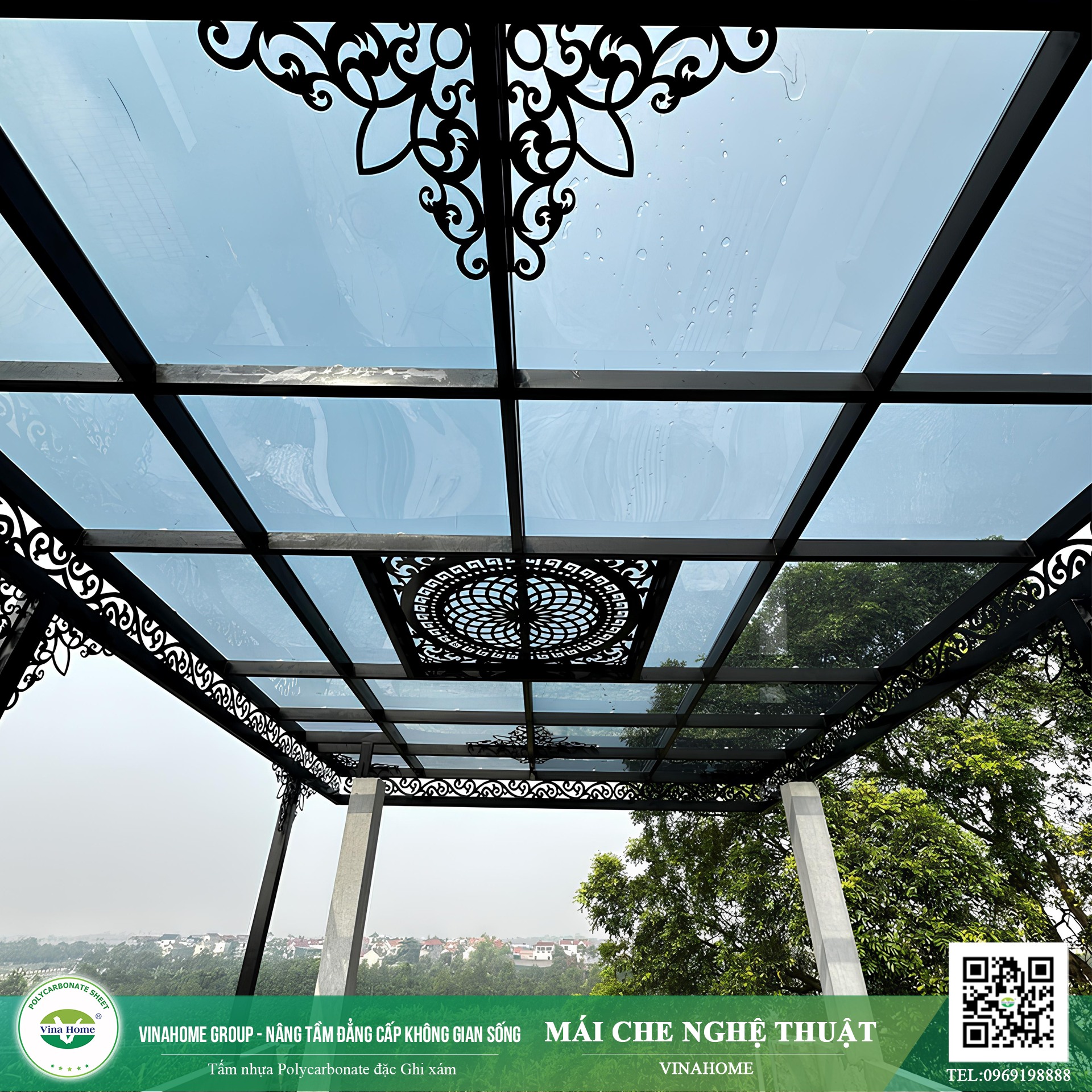 Mái che nghệ thuật Poly