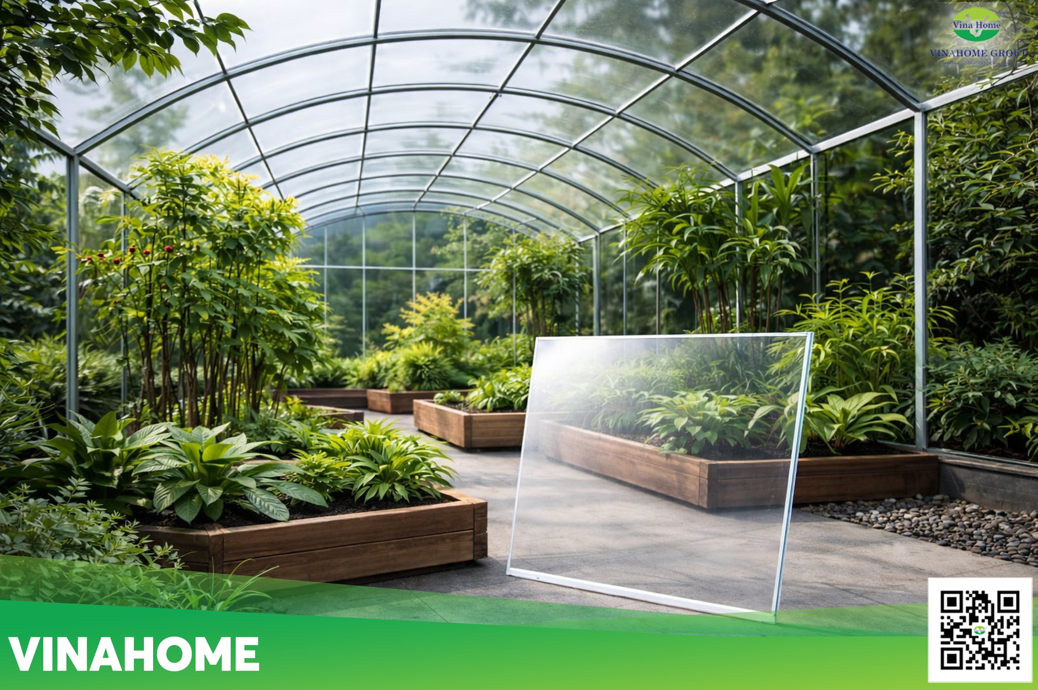 Nhà kính trồng rau từ Polycarbonate