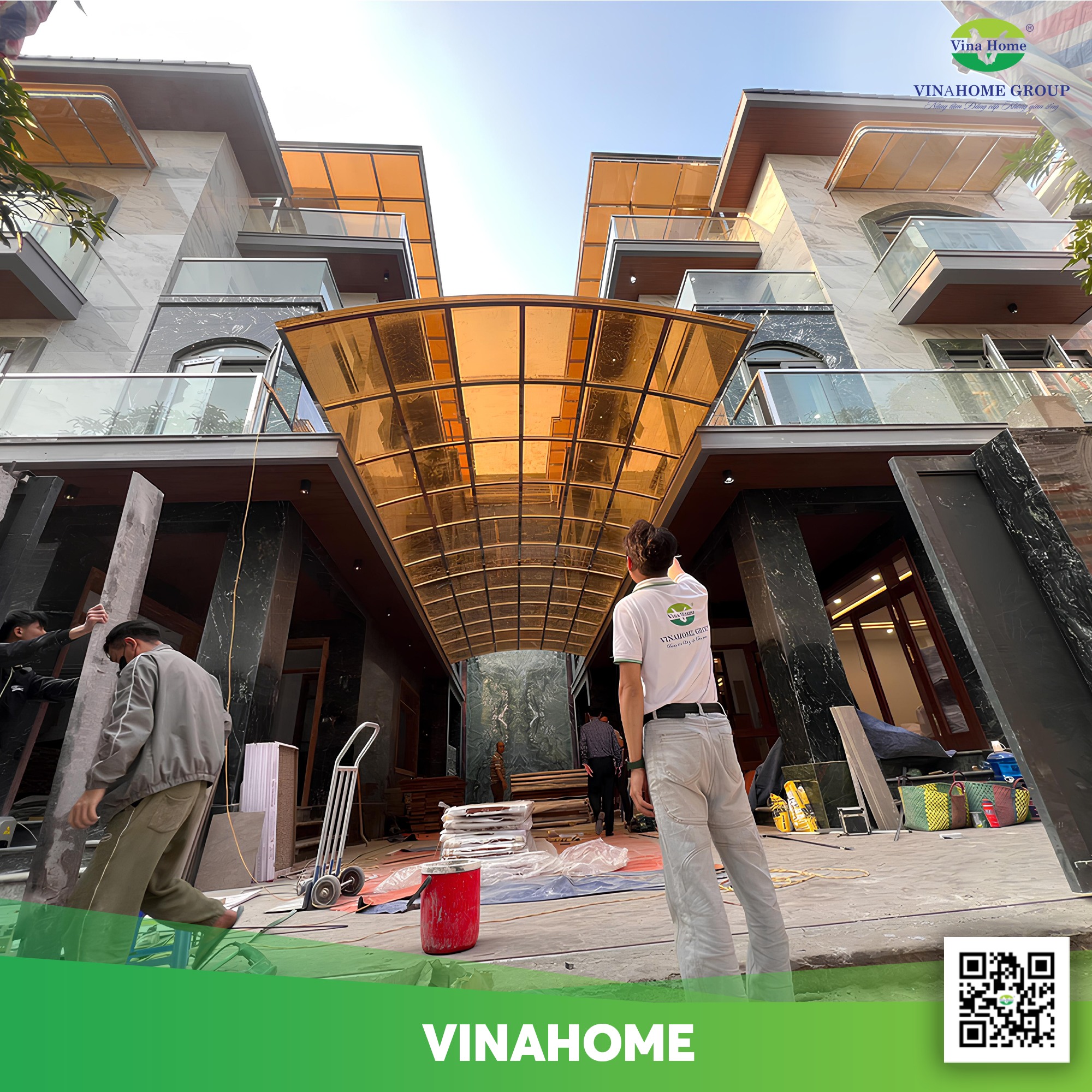 Công trình sử dụng nhựa Poly