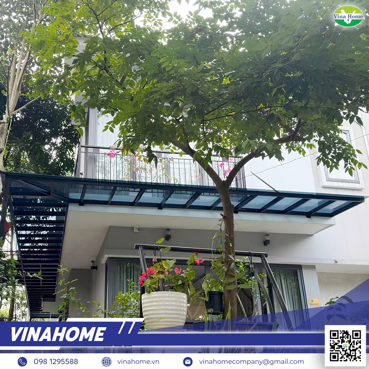 Dự án mái che nhựa Poly