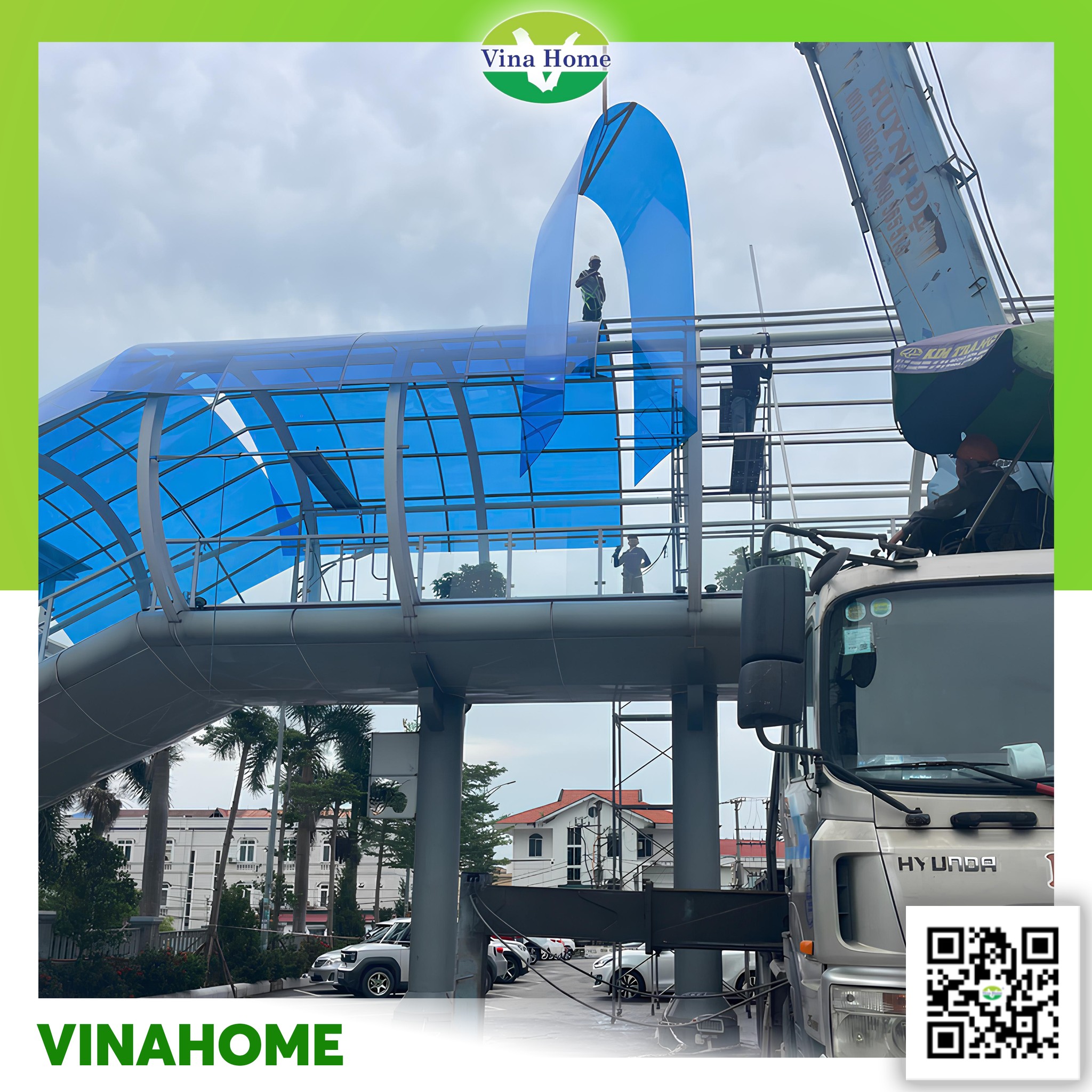 Mái vòm nhựa thông minh Vinahome