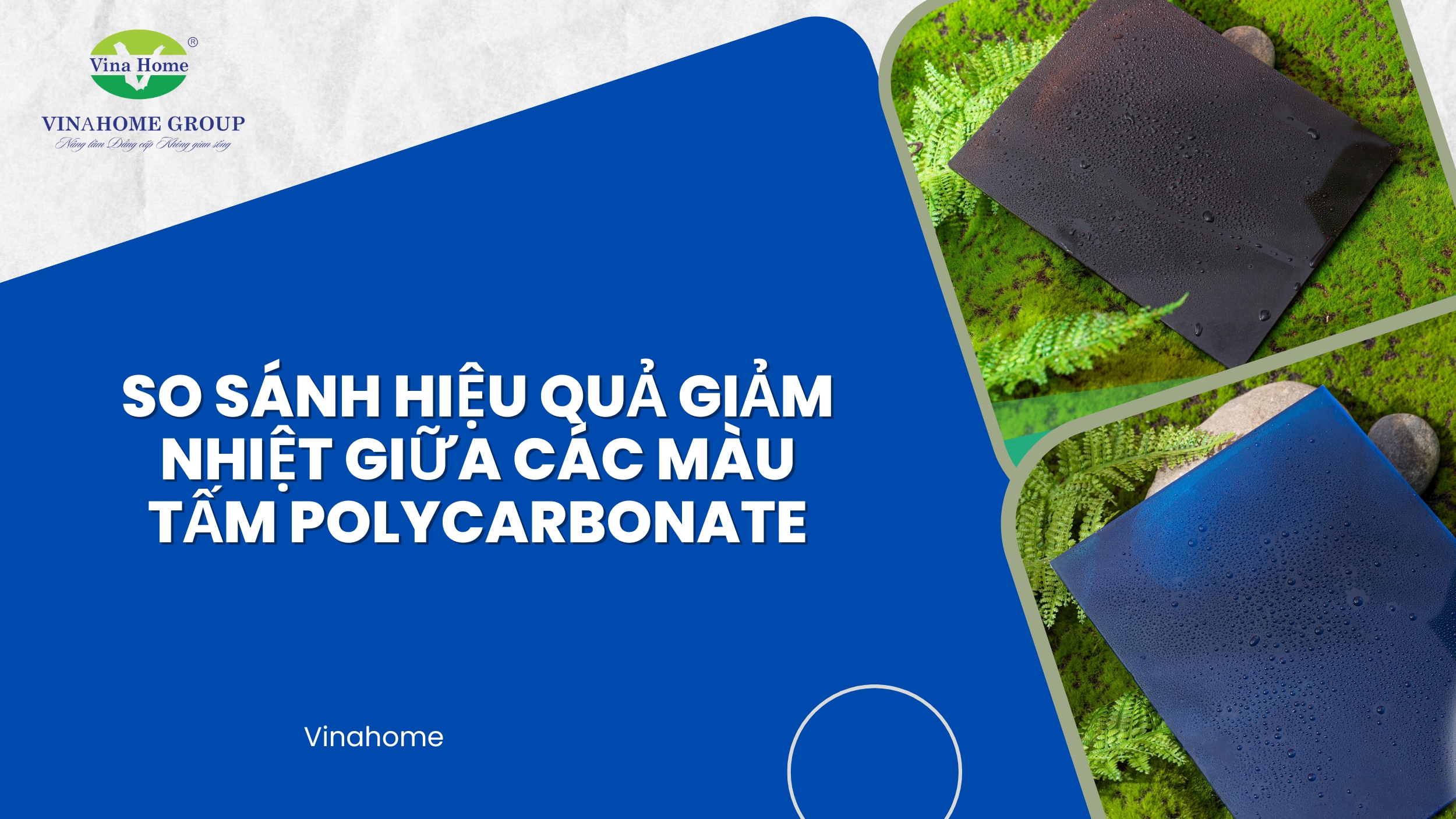 So sánh hiệu quả giảm nhiệt giữa các màu tấm Polycarbonate