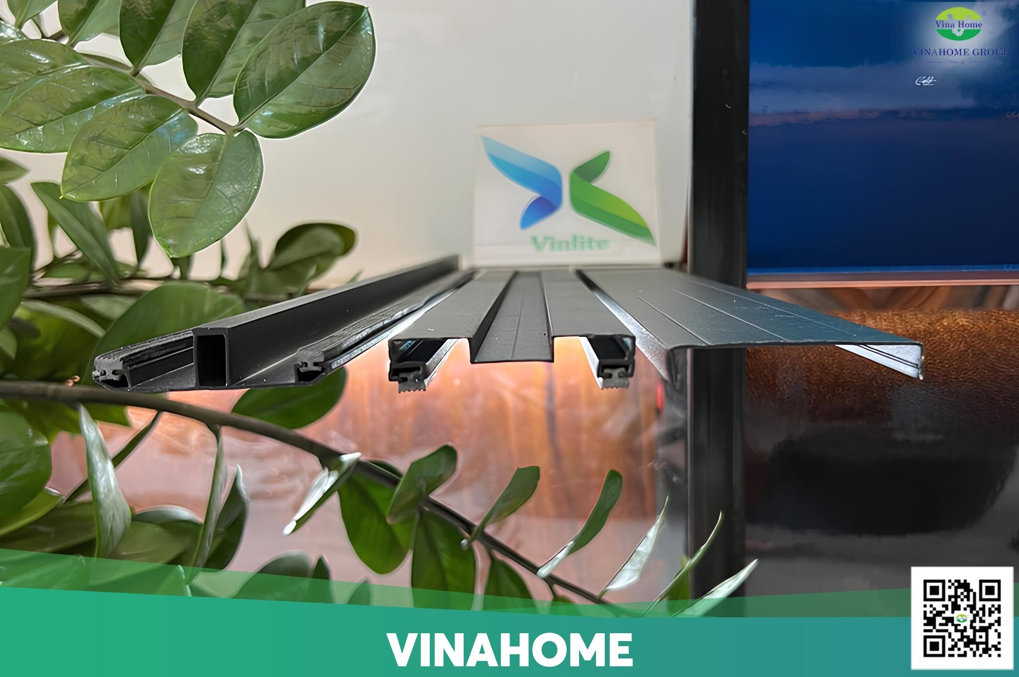Nẹp nhôm ghép nối tấm Poly