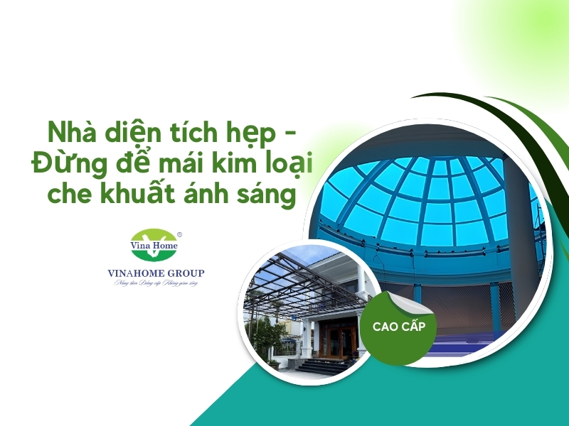 Nhà diện tích hẹp - Đừng để mái kim loại che khuất ánh sáng