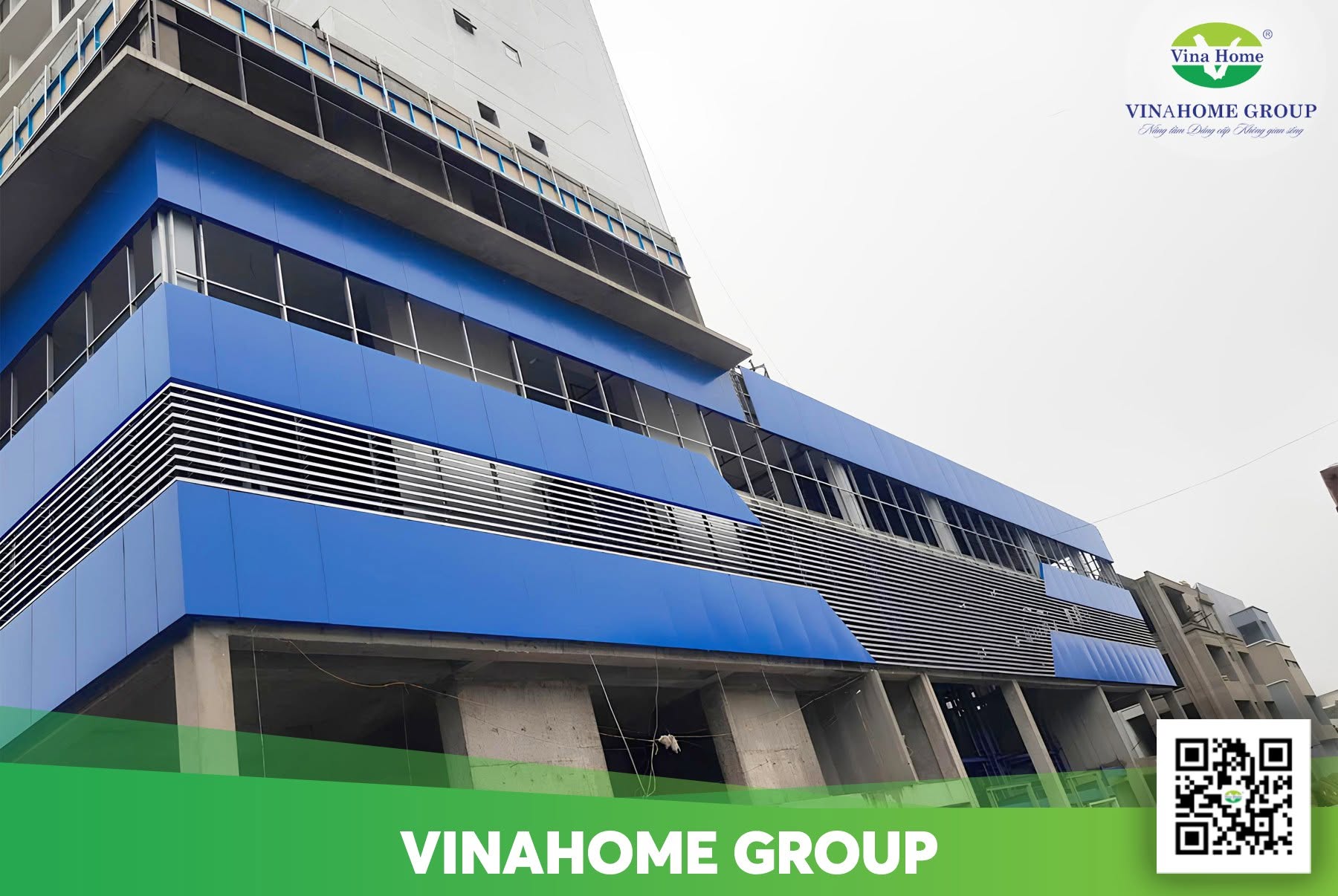 Công trình nhựa Alu xanh
