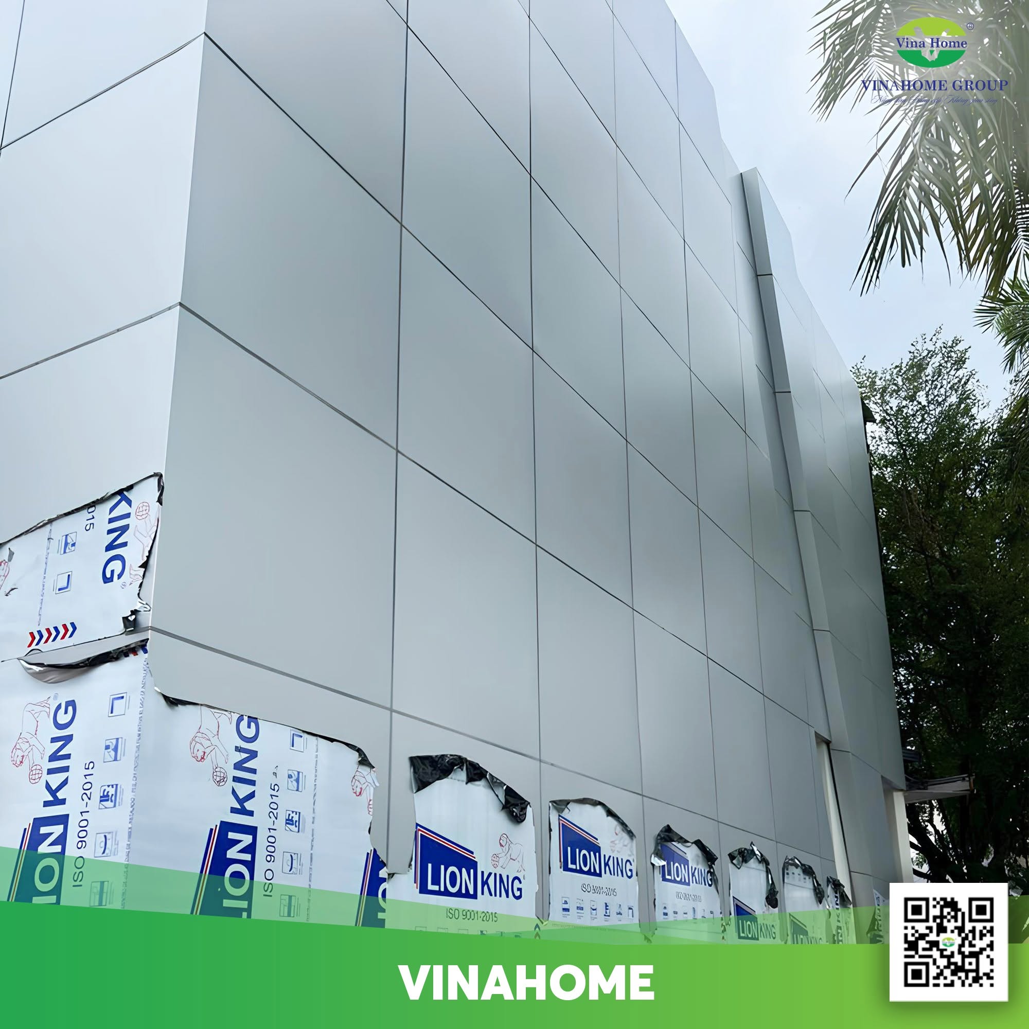 Vinahome thi công tấm Alu