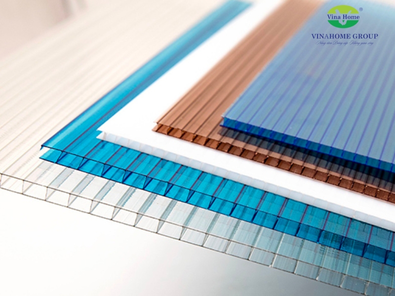 Mái nhựa poly rỗng lấy sáng