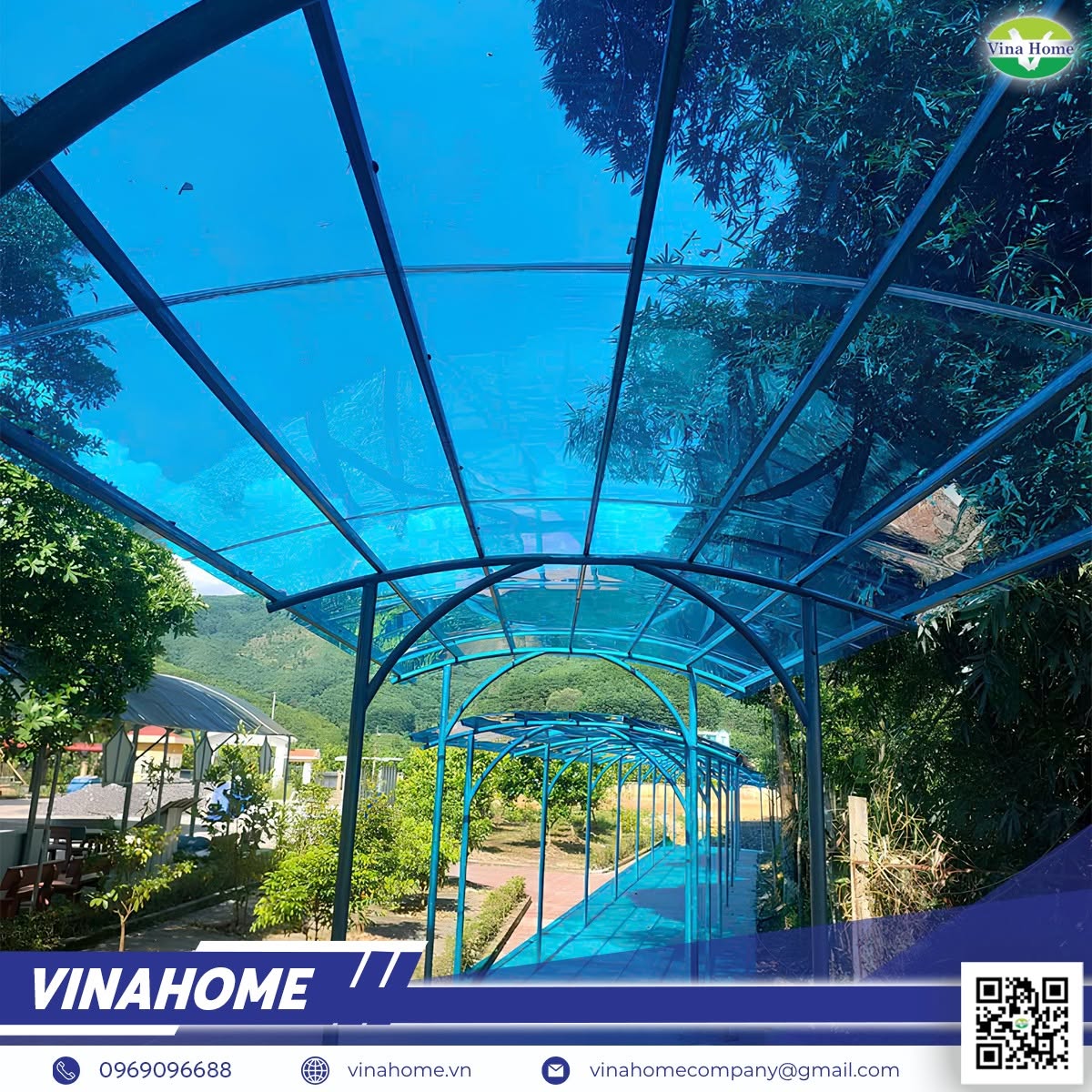 Công trình nhựa poly lấy sáng