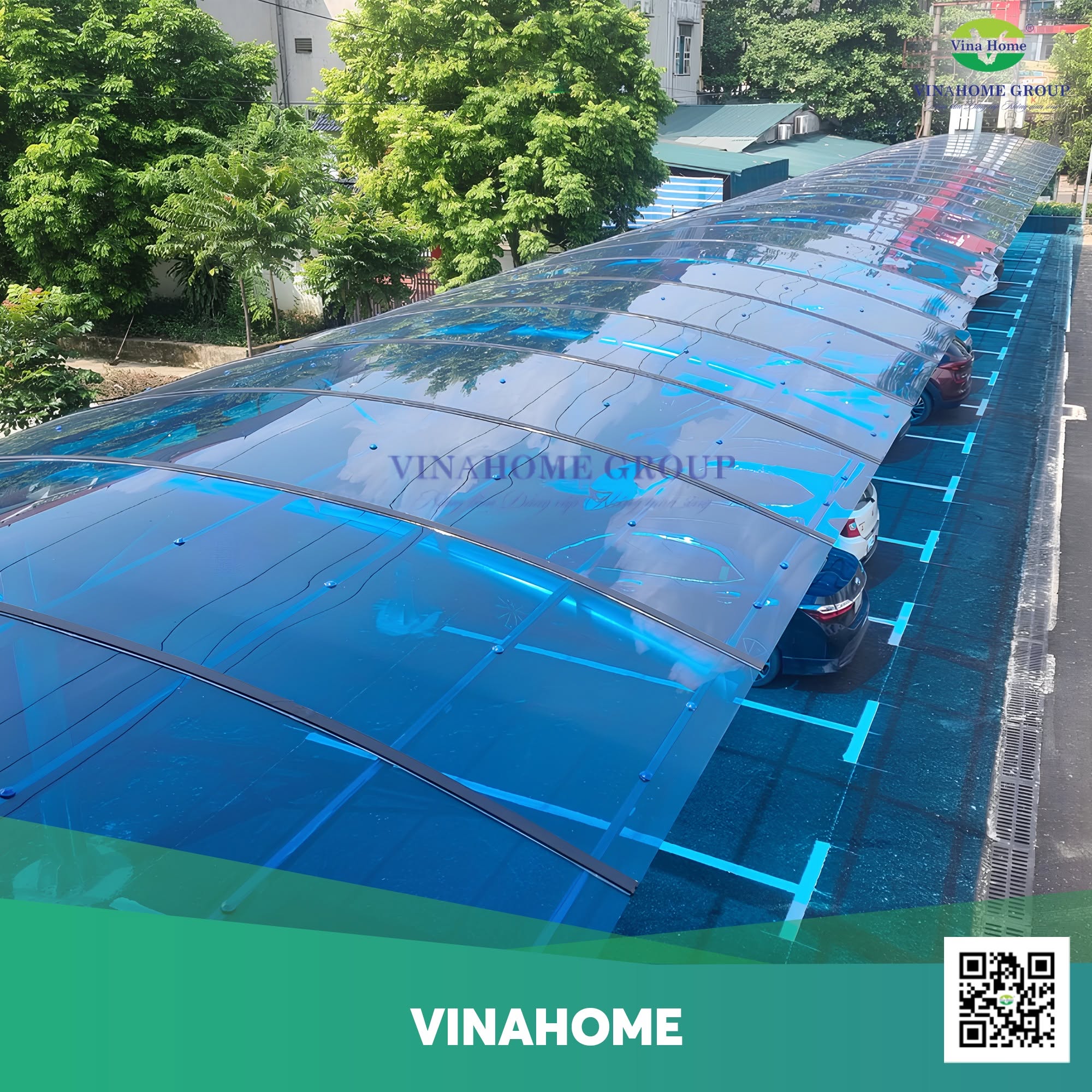 Công trình tấm Polycarbonate