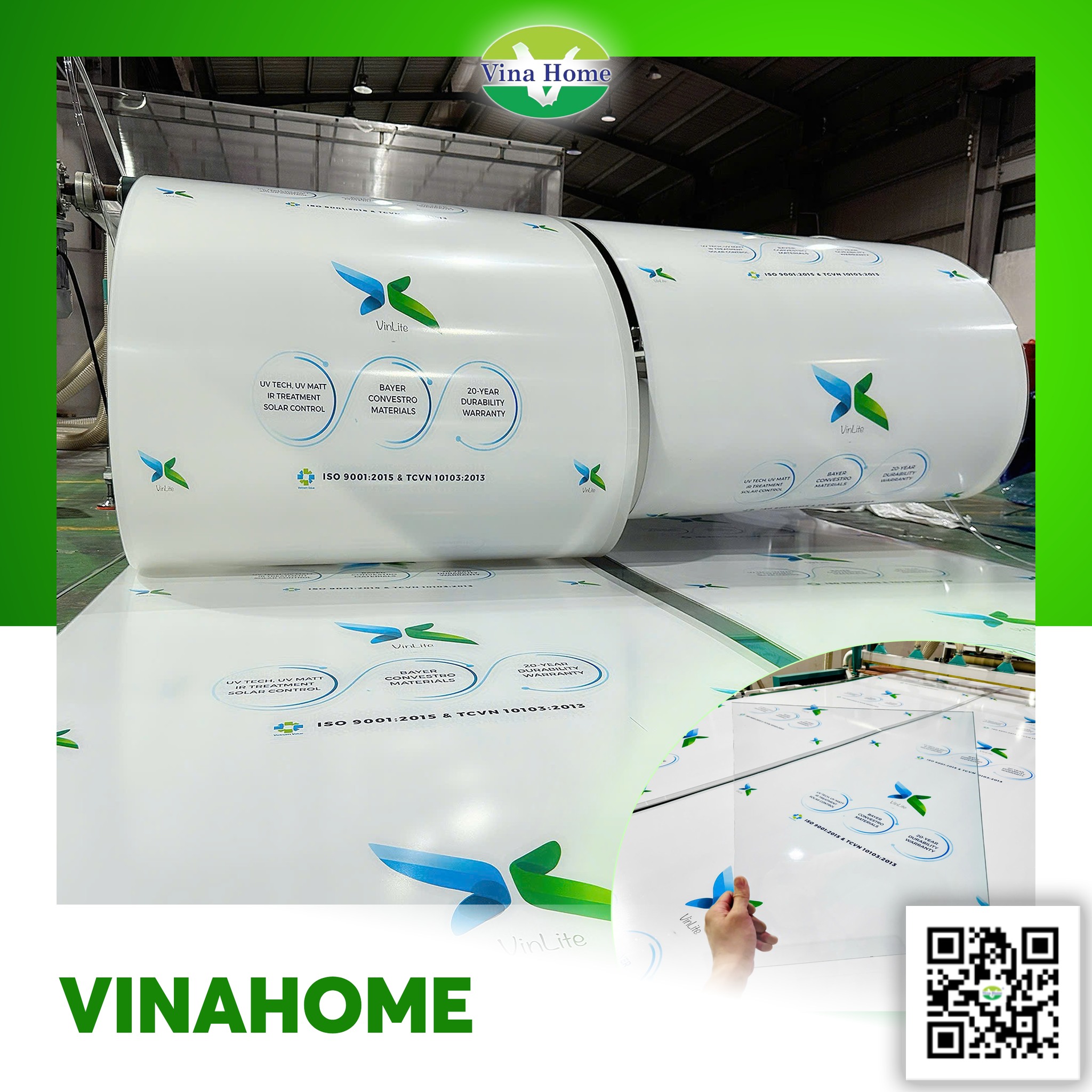 Tấm lợp lấy sáng quận Hà Đông Vinahome