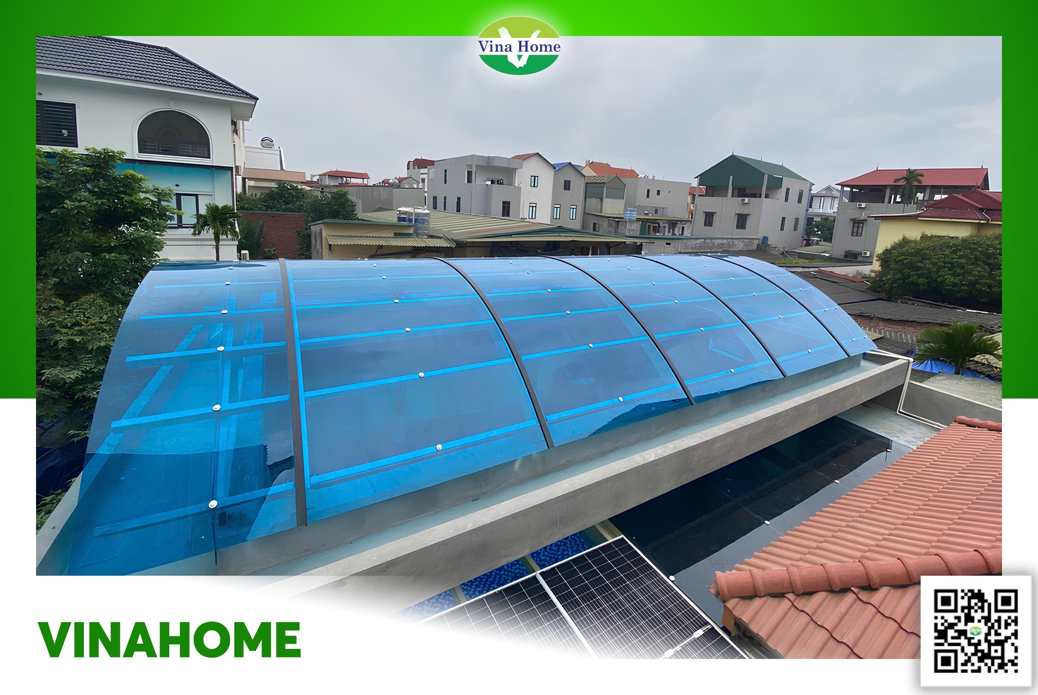 Dự án mái vòm nhựa Poly
