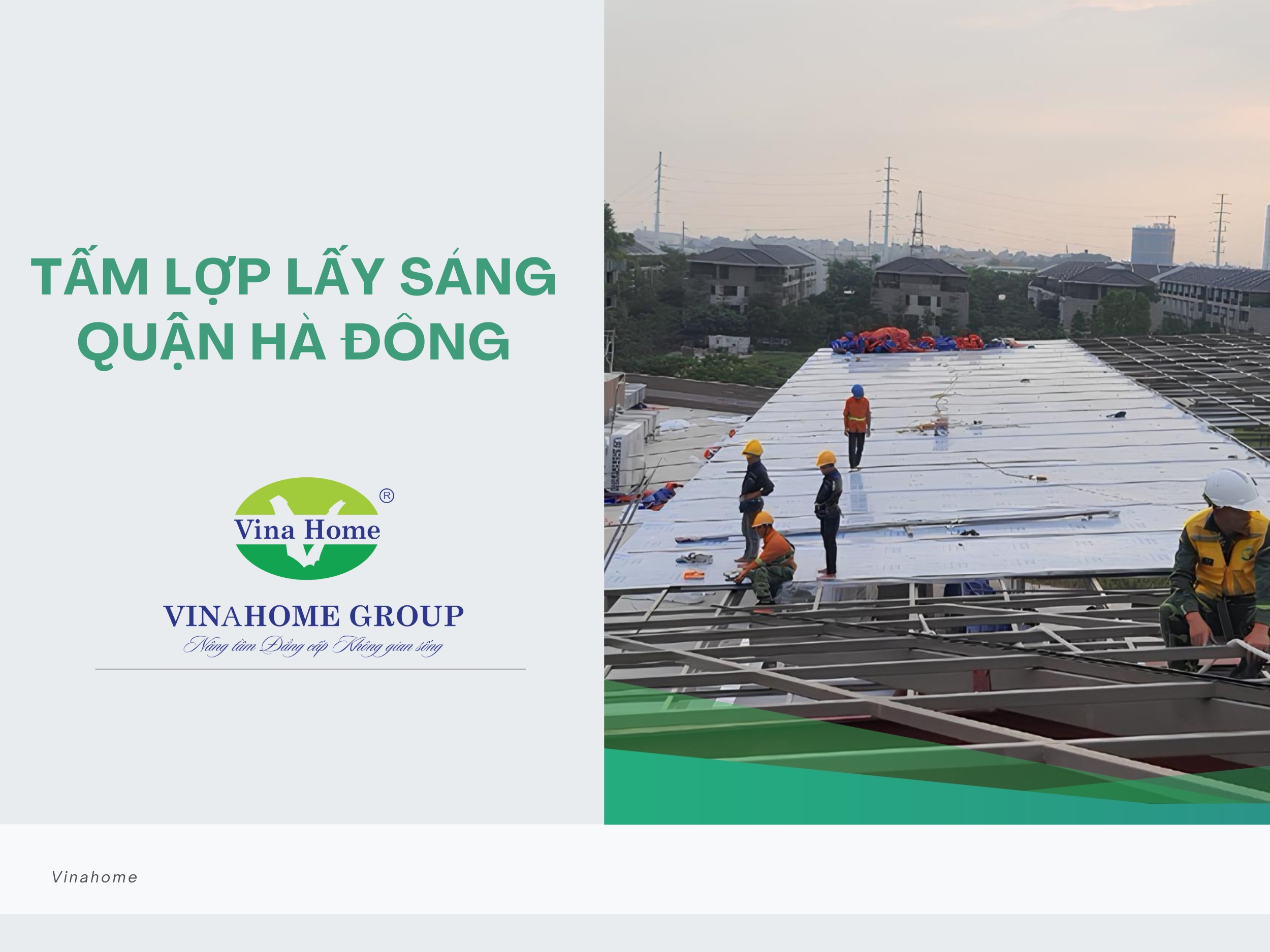 Tấm lợp lấy sáng quận Hà Đông
