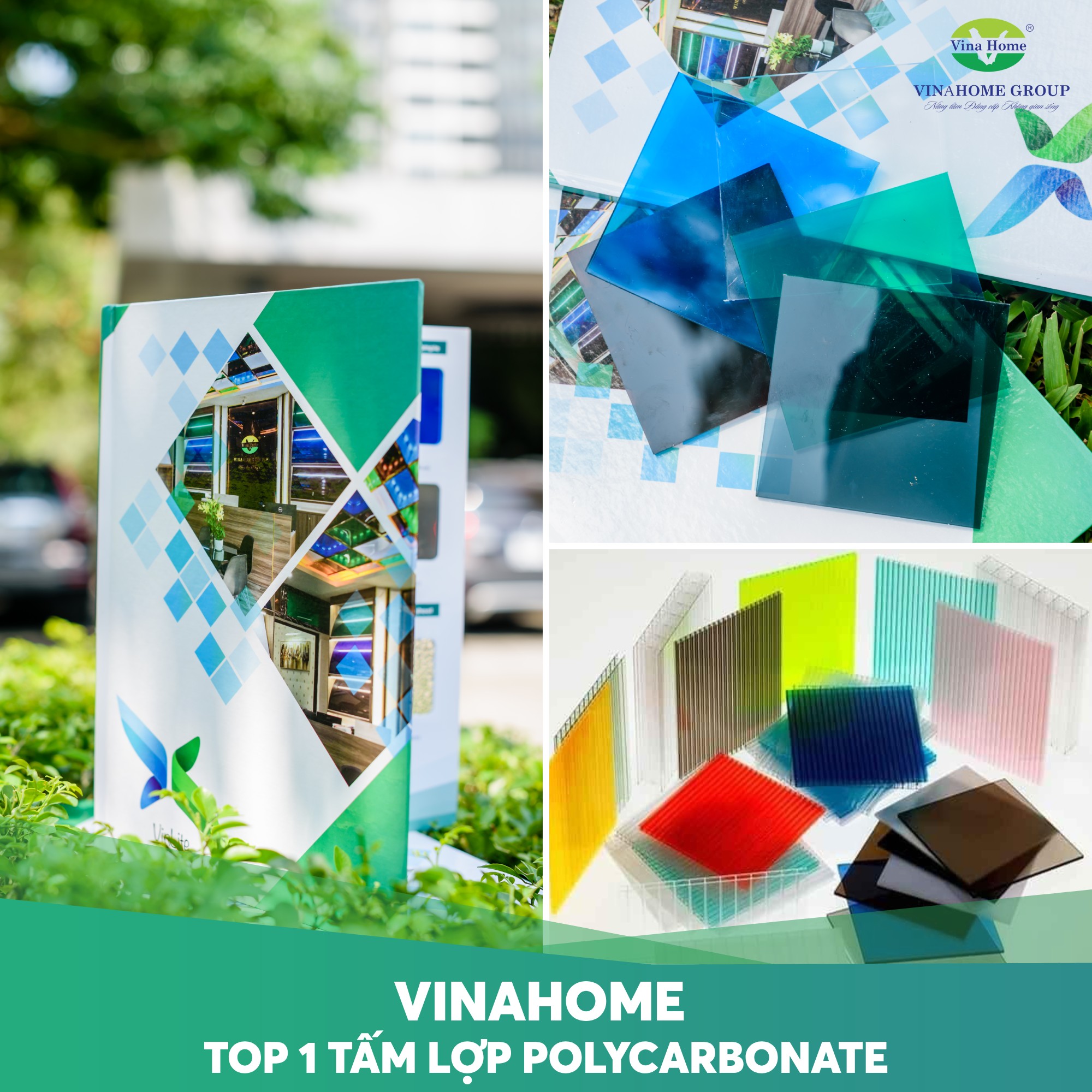 Bảng màu tấm nhựa Polycarbonate