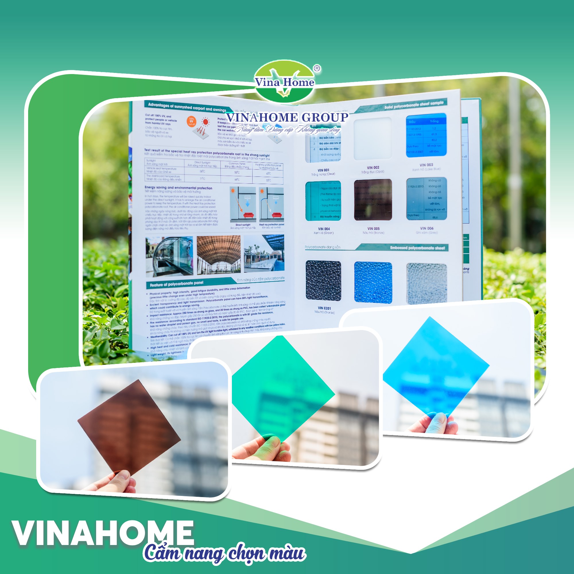 Sản phẩm nhựa lấy sáng Poly