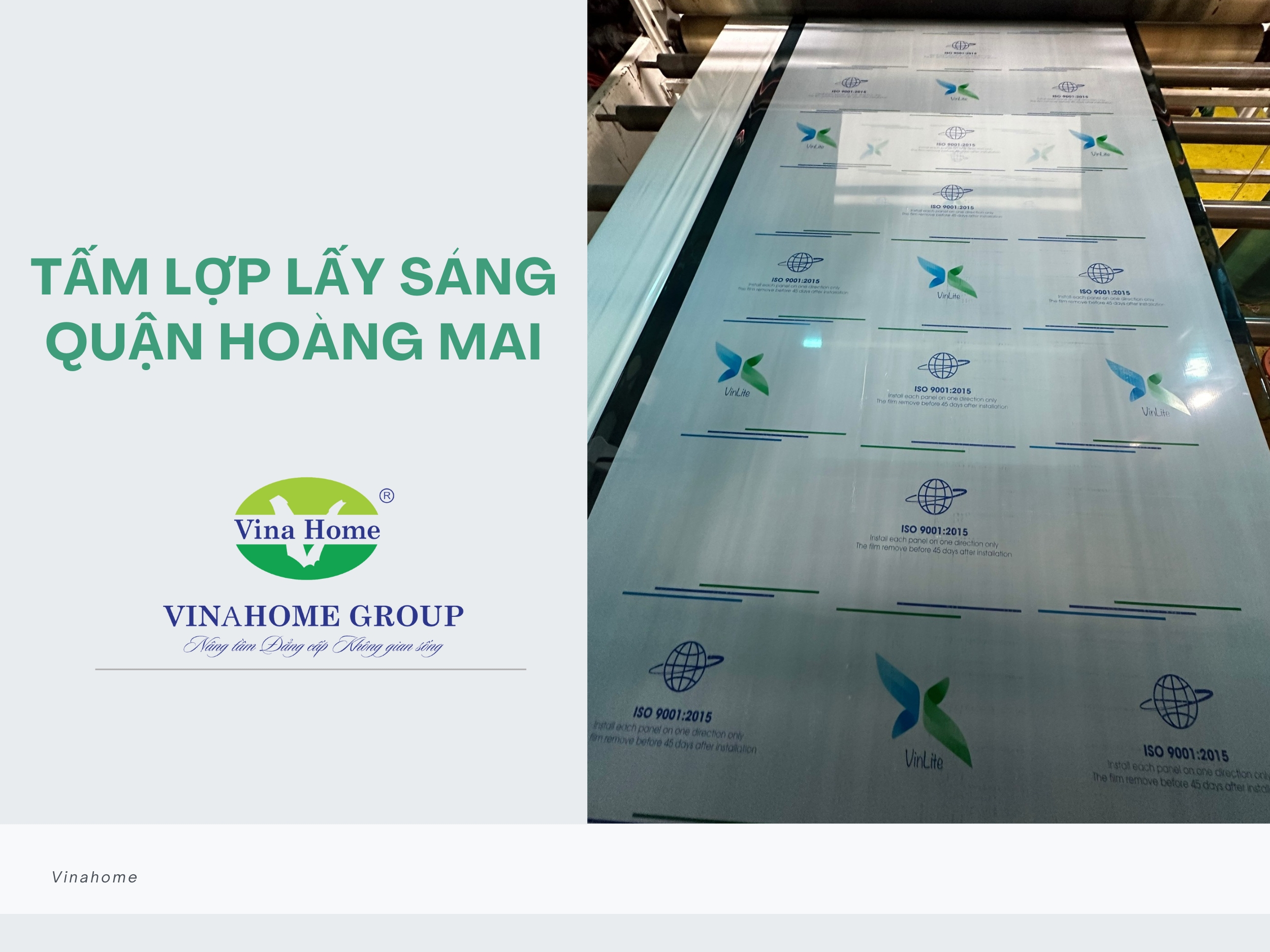 Tấm lợp lấy sáng quận Hoàng Mai