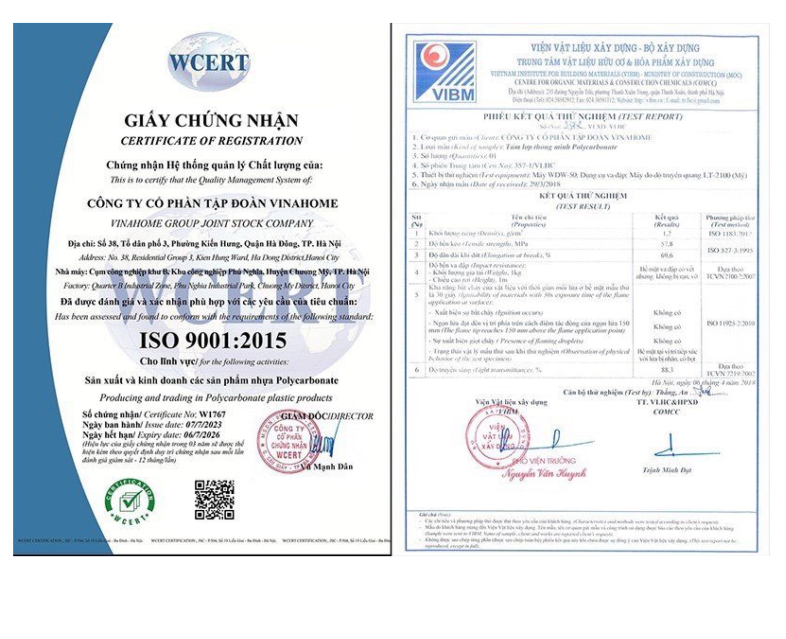 Chất lượng tấm nhựa Poly