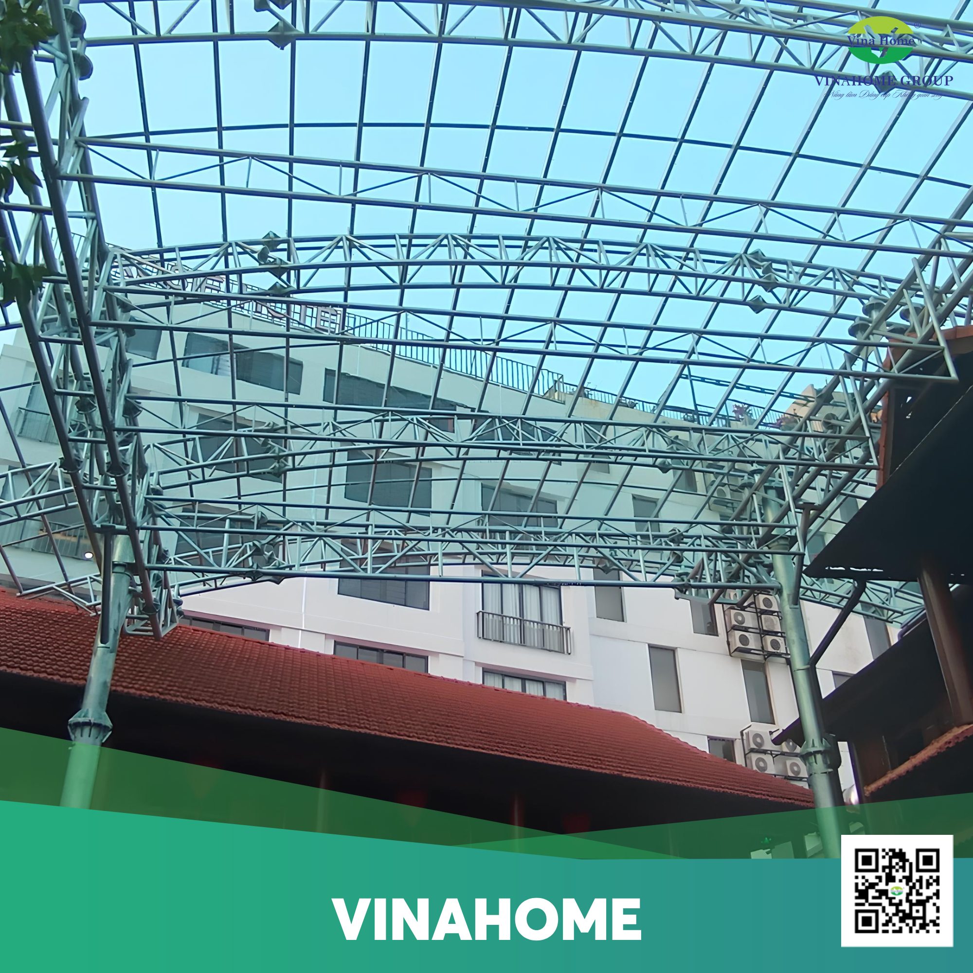 Công trình nhựa lấy sáng Poly