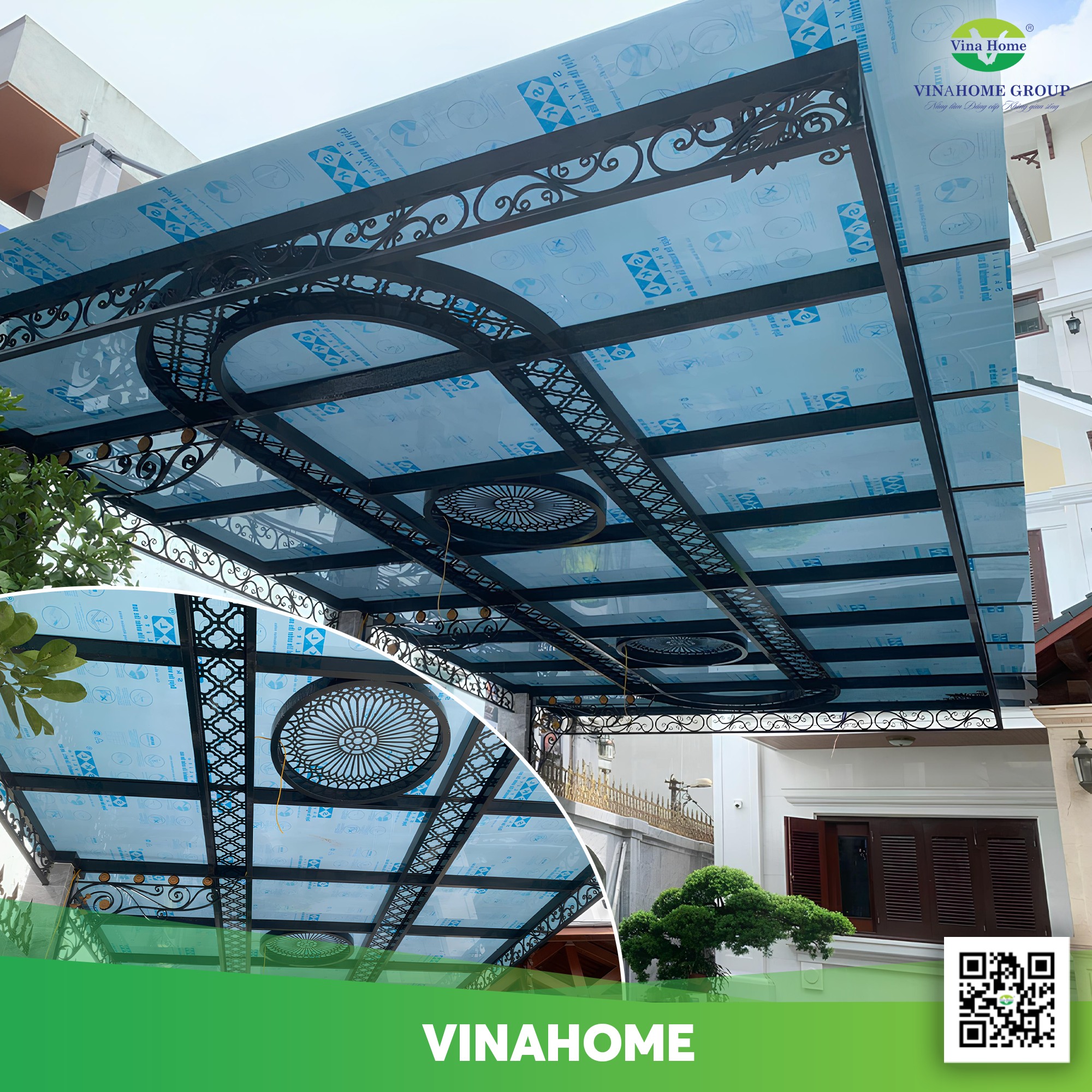 Công trình tấm lợp lấy sáng quận Tây Hồ