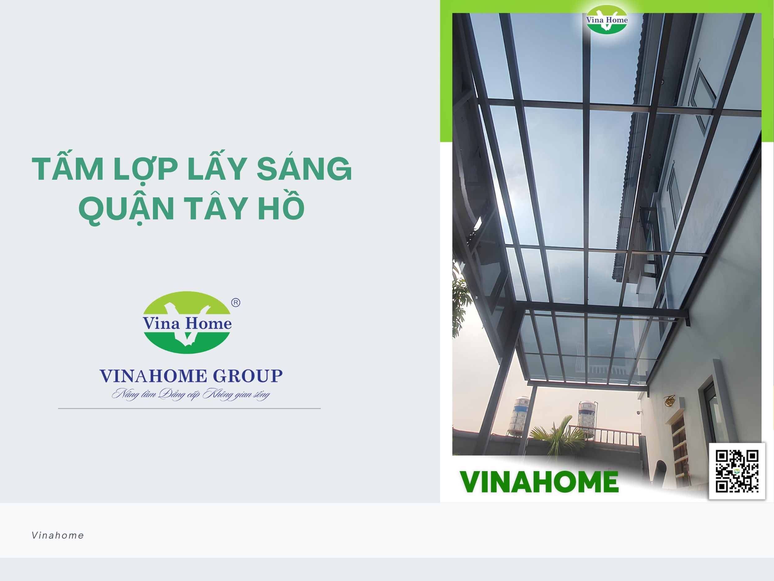 Tấm lợp lấy sáng quận Tây Hồ