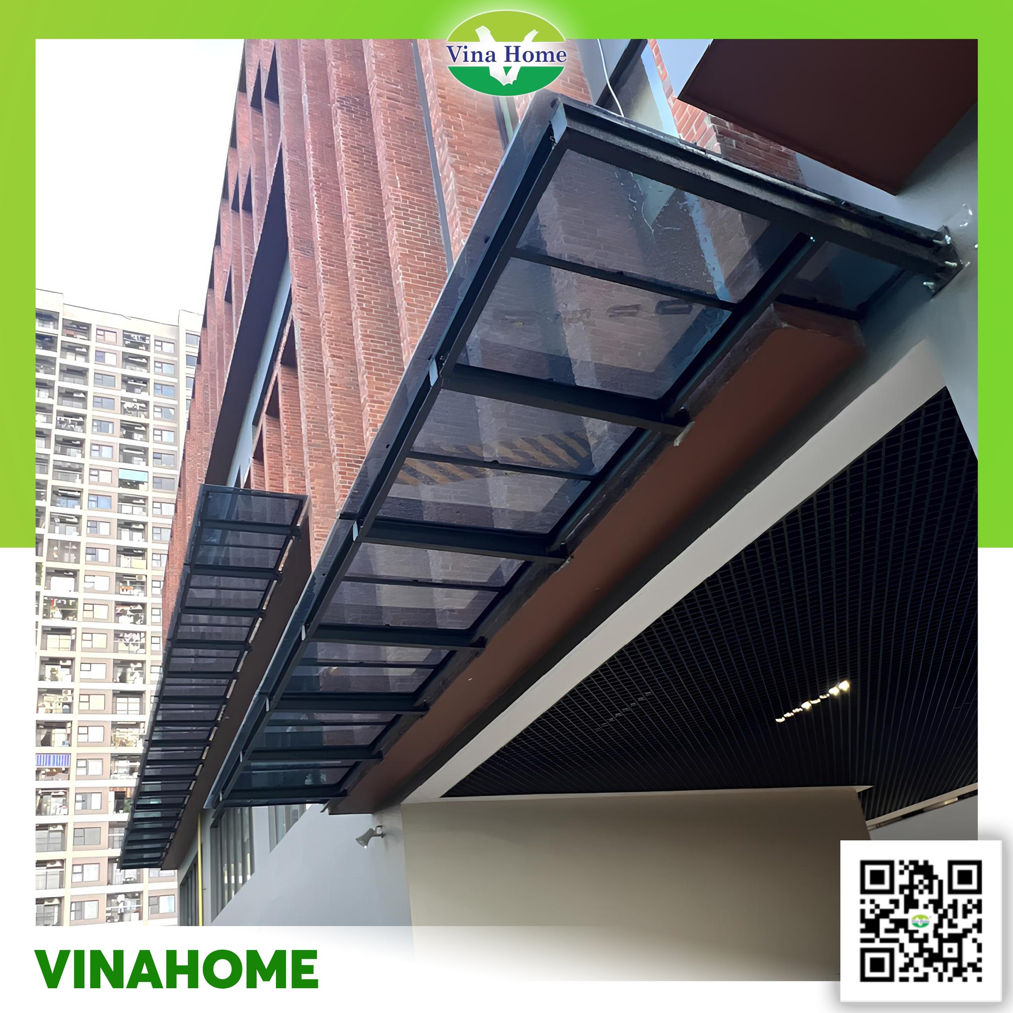 Công trình mái hiên trường học