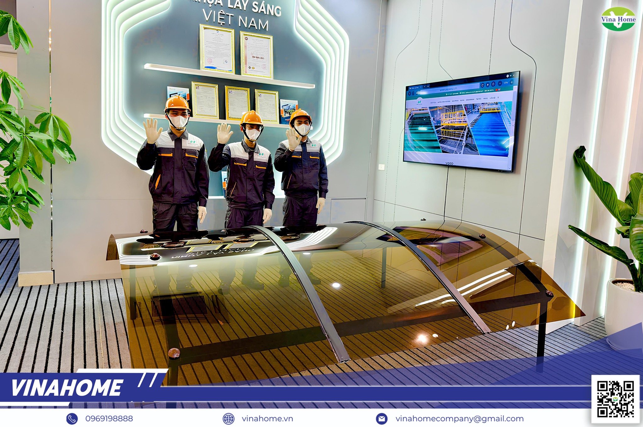 Tấm Poly màu trà Vinahome