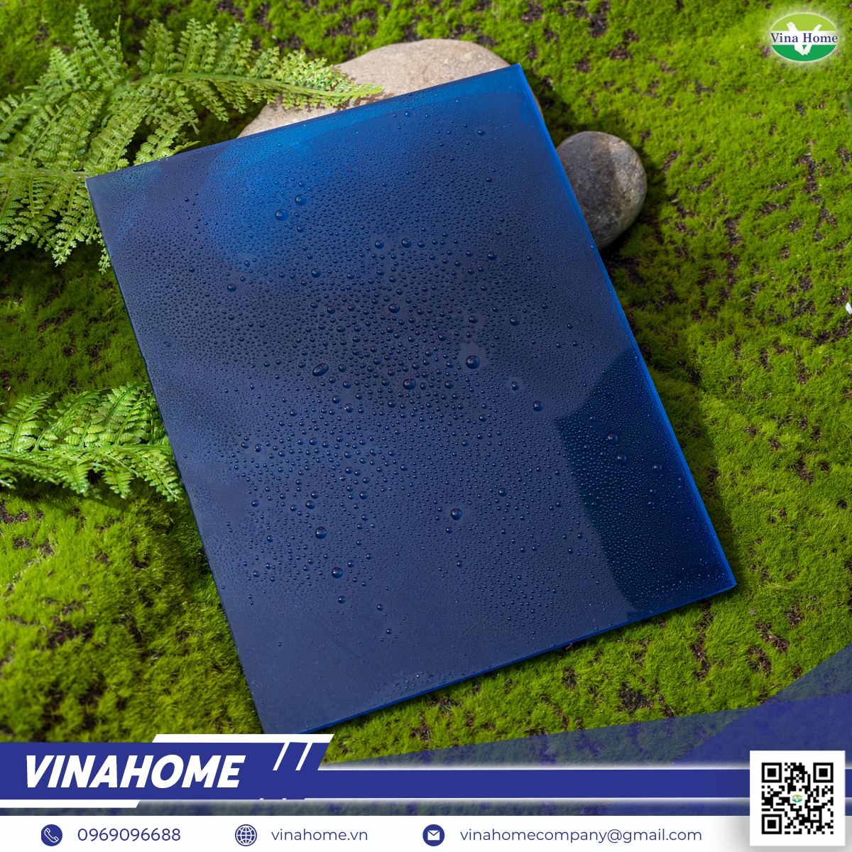 Tấm Polycarbonate màu xanh dương