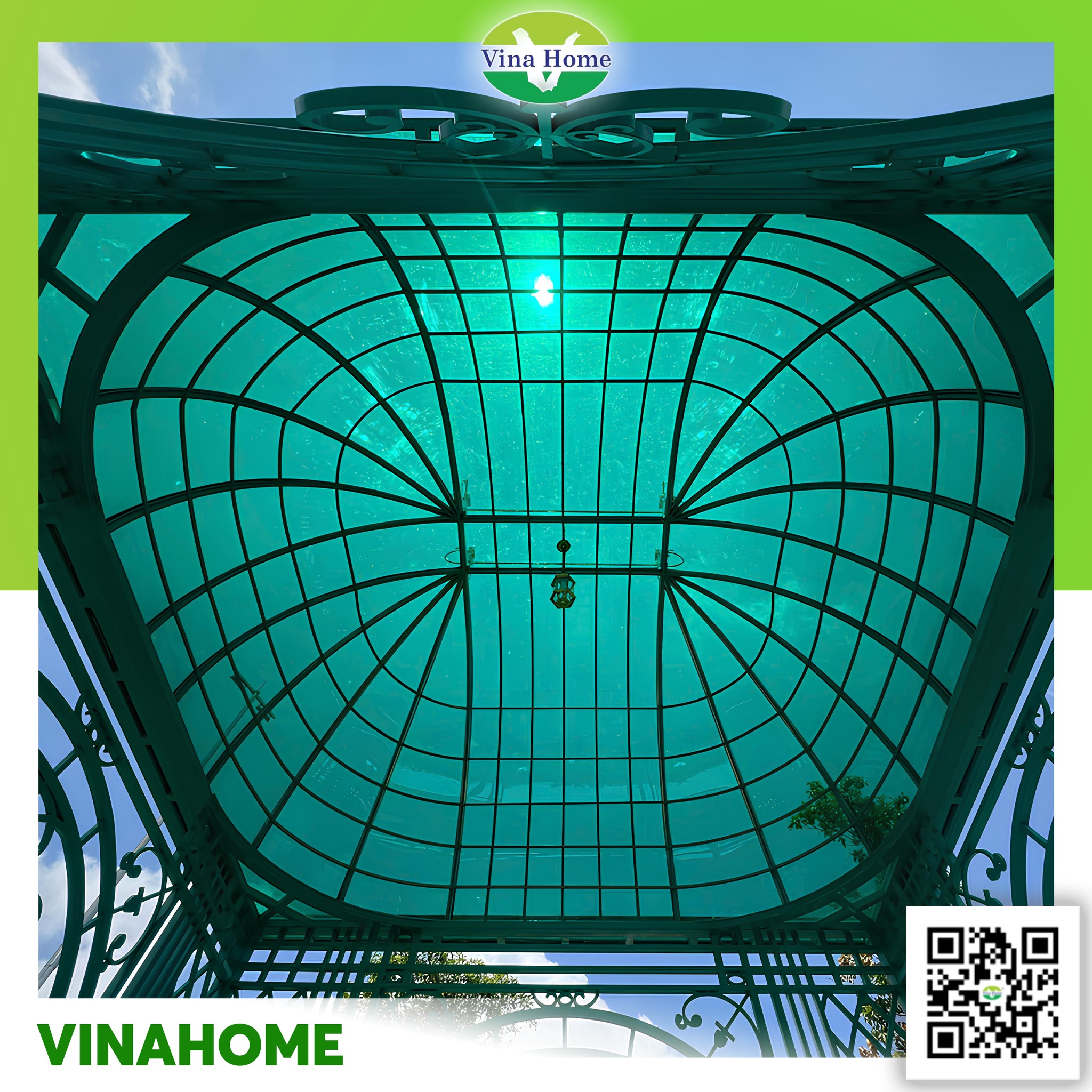 Mái nhựa Poly vòm