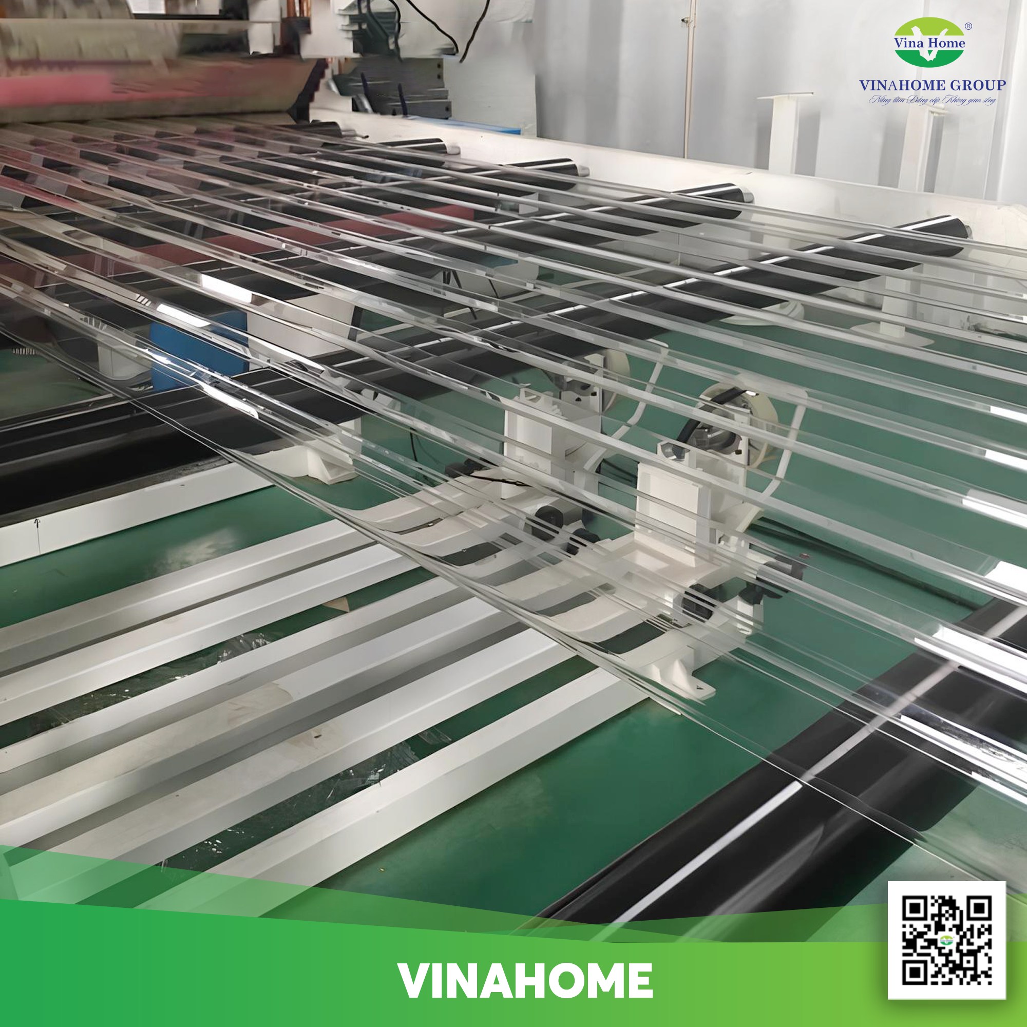 Sản xuất tấm poly trong suốt