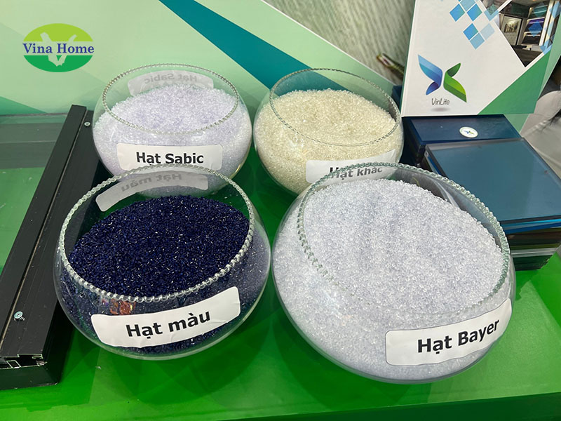 Thành phần sản xuất tấm nhựa lấy sáng polycarbonate