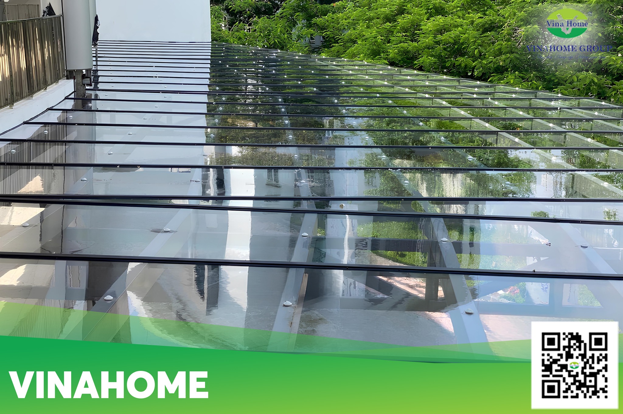 Thiết kế mái che sân thượng