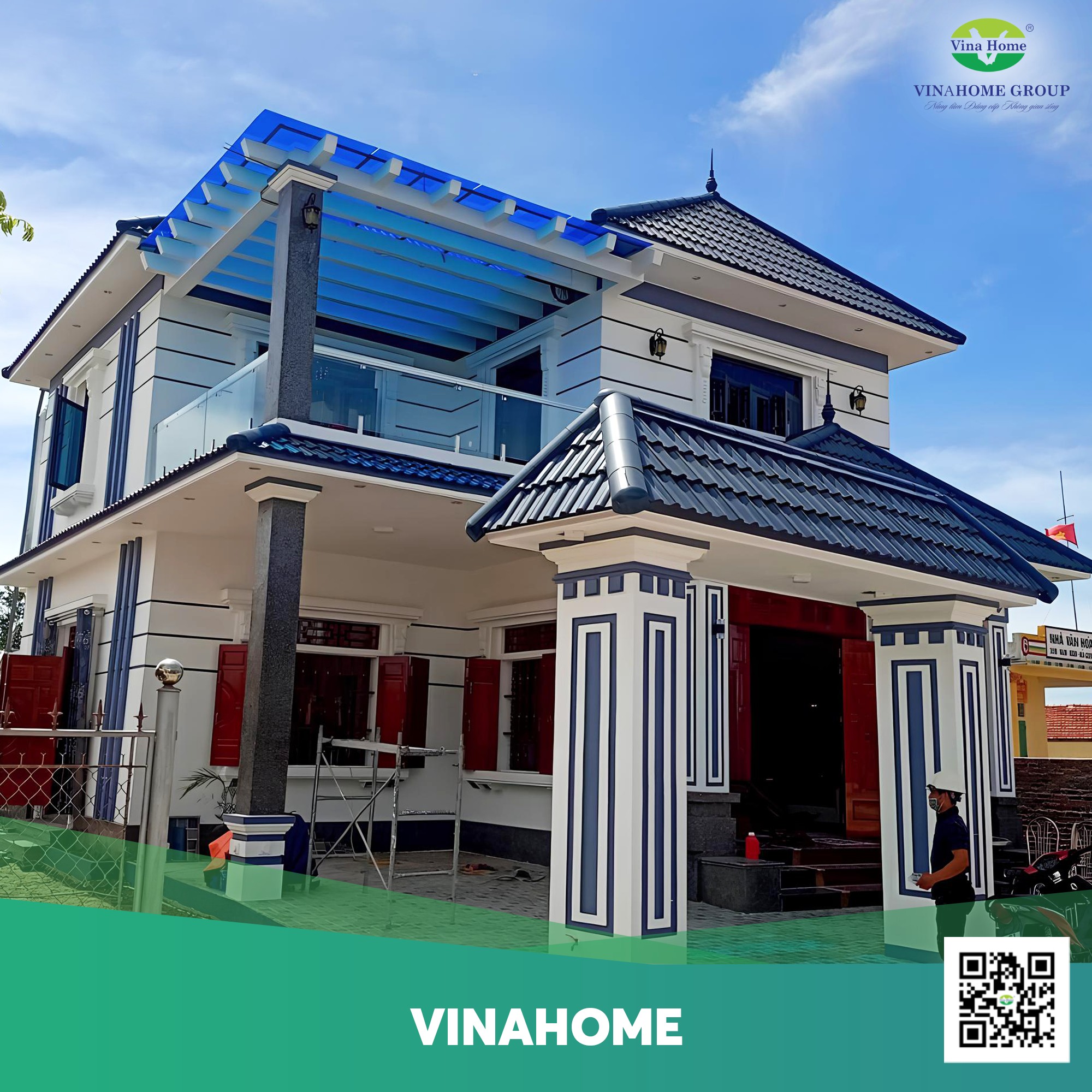 Công trình mái che sân thượng