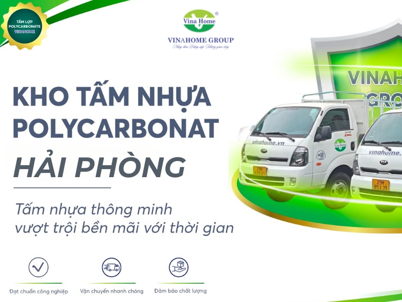 Tổng kho tấm nhựa lấy sáng Hải Phòng