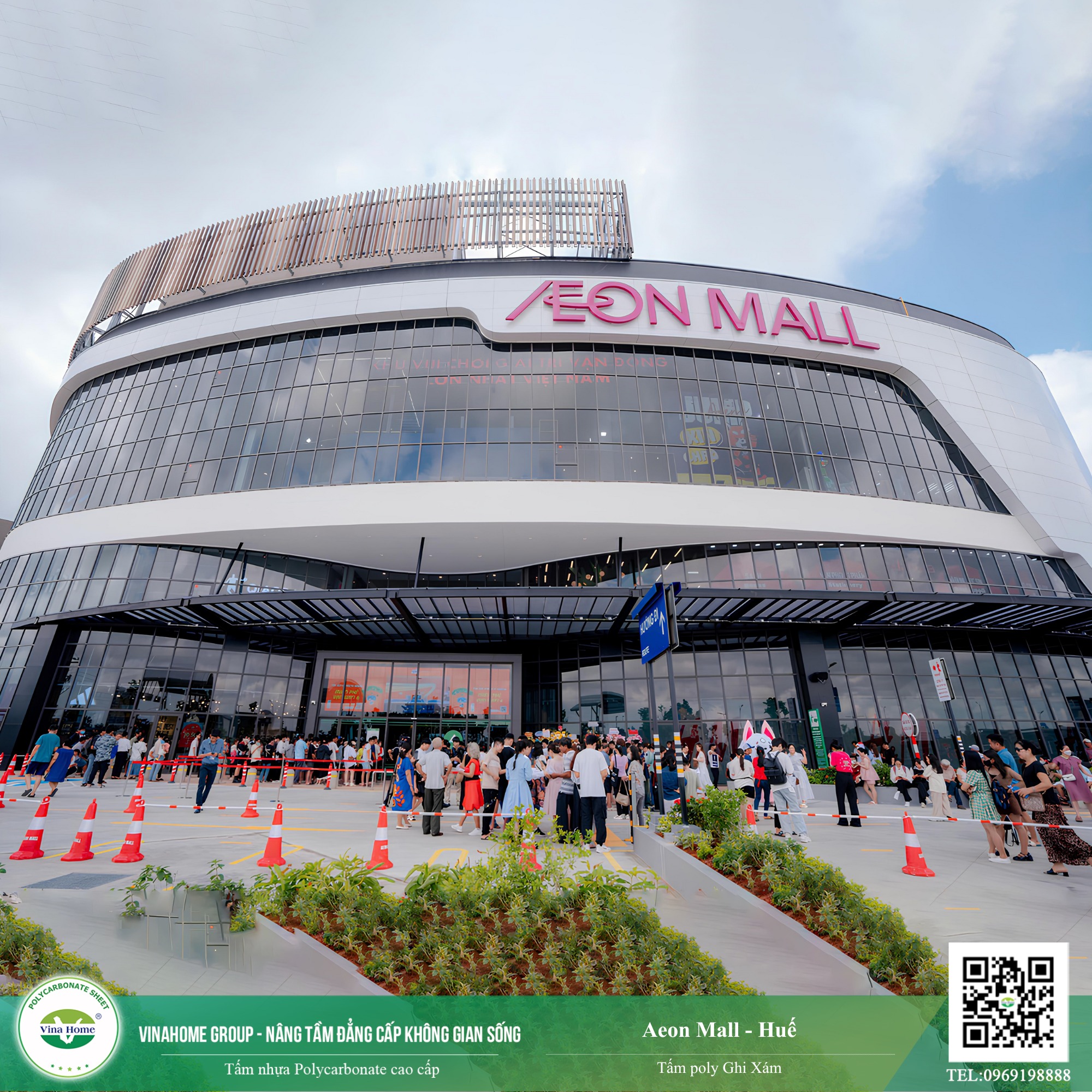 Công trình mái che Vinahome thi công