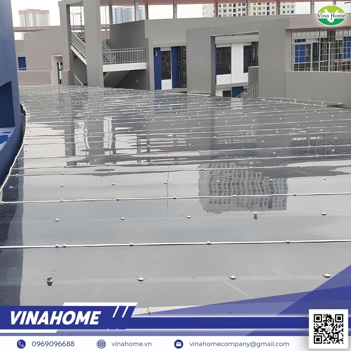 Mái che nhựa Poly Vinahome