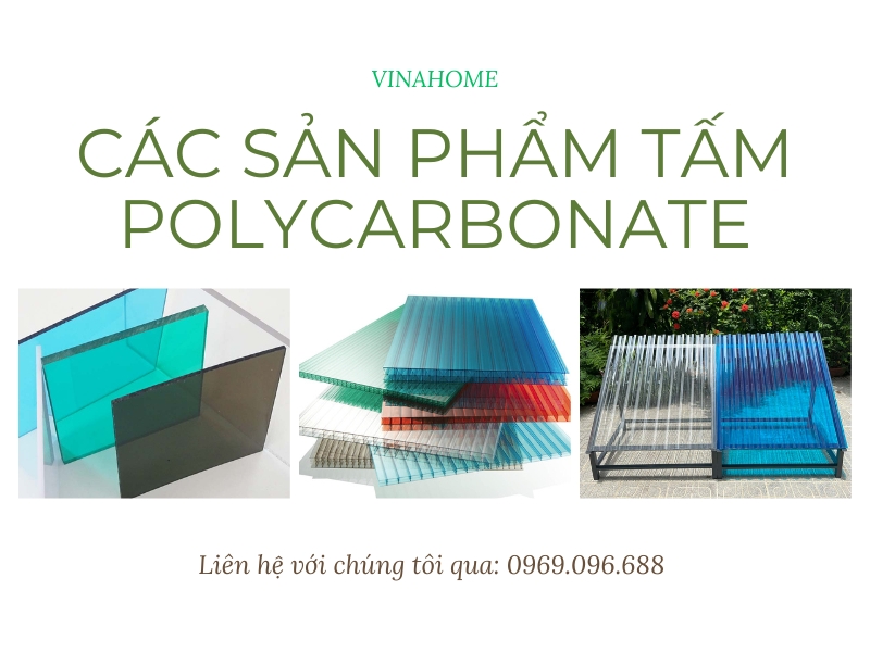 Các sản phẩm tấm poly