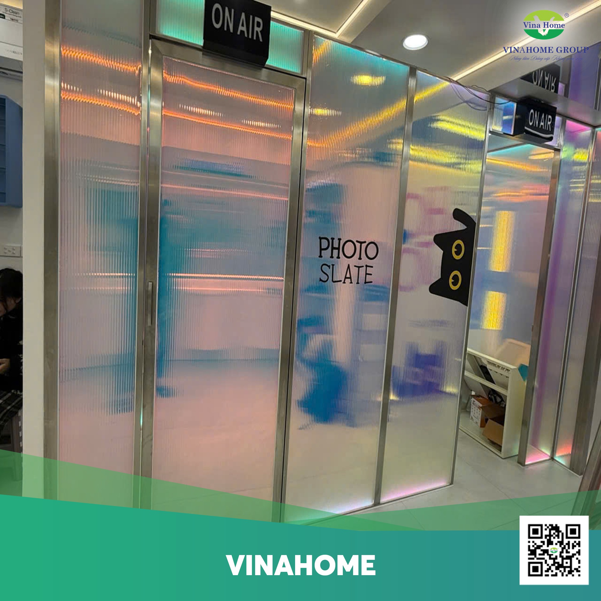 Vách ngăn từ nhựa polycarbonate rỗng